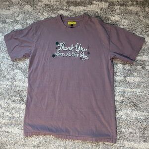 Thank You Graphic T-Shirt - Purple